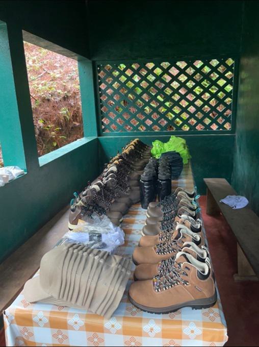 Gifts for Parc Ivoloina staff